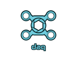 Drone Camera Shutter logo design