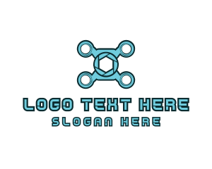 Shutter - Drone Lens Shutter logo design