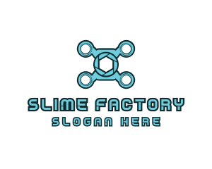 Drone Lens Shutter logo design