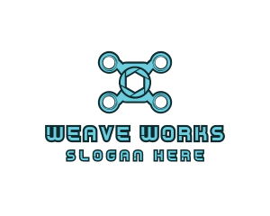 Drone Lens Shutter logo design