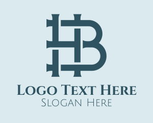 Trading - H & B Monogram Trading logo design