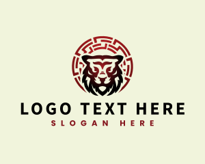Zodiac - Zodiac Tiger Animal logo design