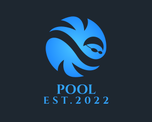 Swimming Pool Tournament  logo design