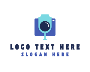 Tripod - Blue Party Camera logo design