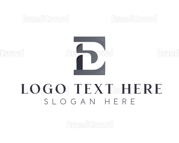 Elegant Boutique Letter ED Logo