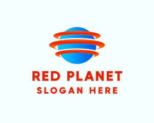 Orbit Globe Planet  logo design