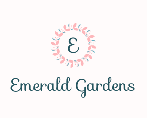 Floral Wreath Boutique logo design