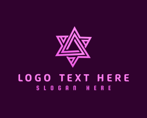 Modern - Abstract Tech Triangle logo design