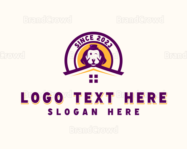 Pet Dog Kennel Logo