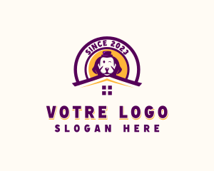 Pet Dog Kennel Logo