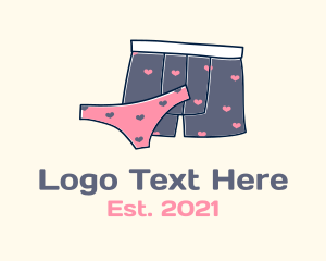 Lingerie - Mens Womens Underwear logo design