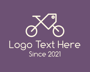 Biking - Bicycle Sale Tag logo design