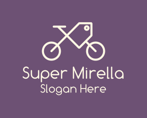 Bicycle Sale Tag Logo
