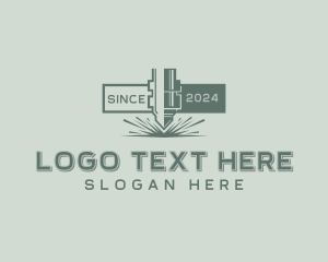 Mechanical - Laser Metalworks Machinery logo design