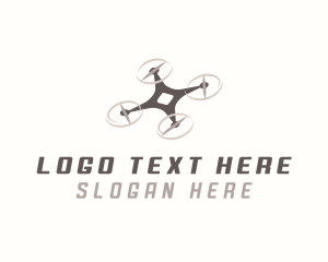 Aerial Videography - Drone Camera Technology logo design