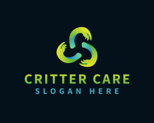 Charity Care Hands logo design