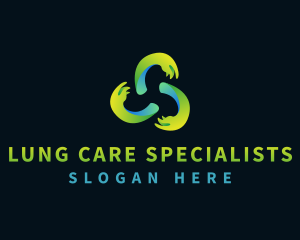 Charity Care Hands logo design