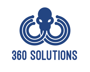 Blue Octopus Startup Business logo design