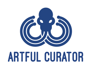 Blue Octopus Startup Business logo design