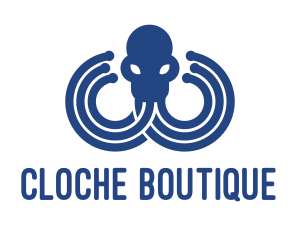 Blue Octopus Startup Business logo design