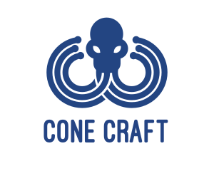 Blue Octopus Startup Business logo design