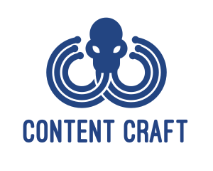 Blue Octopus Startup Business logo design