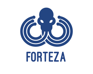 Blue Octopus Startup Business logo design