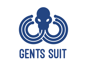 Blue Octopus Startup Business logo design