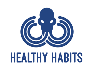 Blue Octopus Startup Business logo design