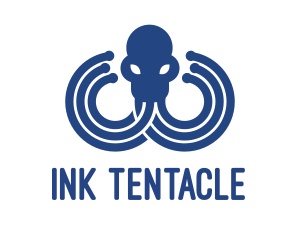 Octopus - Blue Octopus Startup Business logo design