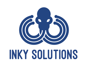 Blue Octopus Startup Business logo design