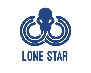 Blue Octopus Startup Business logo design