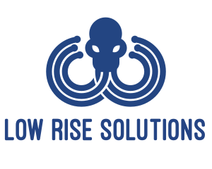 Blue Octopus Startup Business logo design