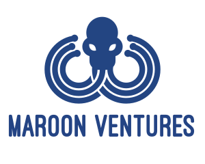 Blue Octopus Startup Business logo design