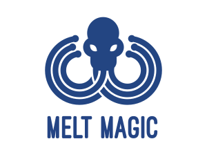 Blue Octopus Startup Business logo design