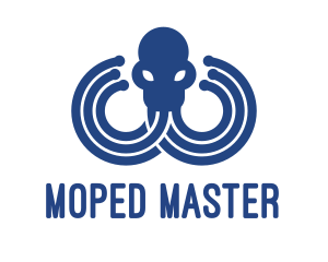 Blue Octopus Startup Business logo design