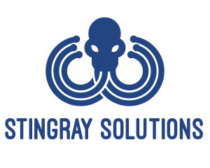 Blue Octopus Startup Business logo design