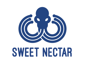 Blue Octopus Startup Business logo design