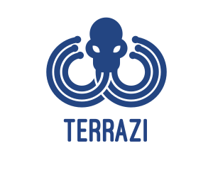 Blue Octopus Startup Business logo design