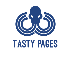 Blue Octopus Startup Business logo design