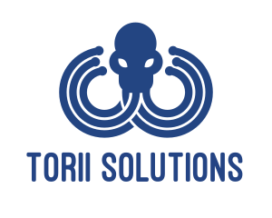 Blue Octopus Startup Business logo design