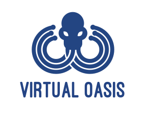 Blue Octopus Startup Business logo design