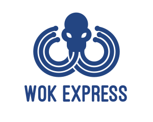 Blue Octopus Startup Business logo design