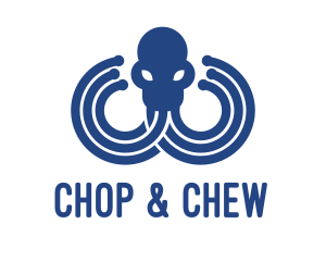 Blue Octopus Startup Business logo design
