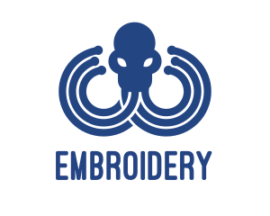 Blue Octopus Startup Business logo design