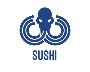 Blue Octopus Startup Business logo design