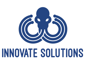 Startup - Blue Octopus Startup Business logo design