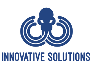 Startup - Blue Octopus Startup Business logo design