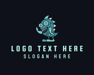 Giant - Aquatic Reptile Mutant logo design