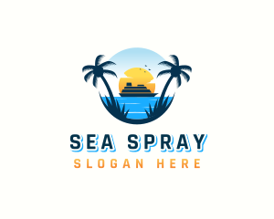 Travel Cruise Tourism logo design